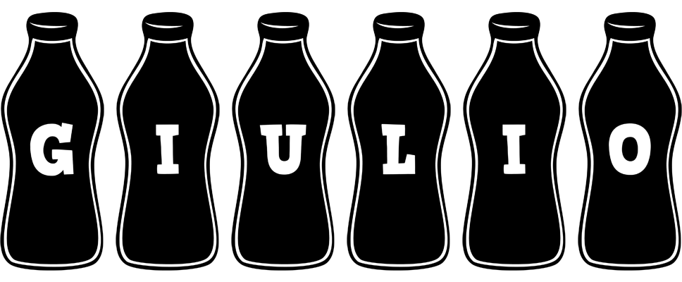 Giulio bottle logo