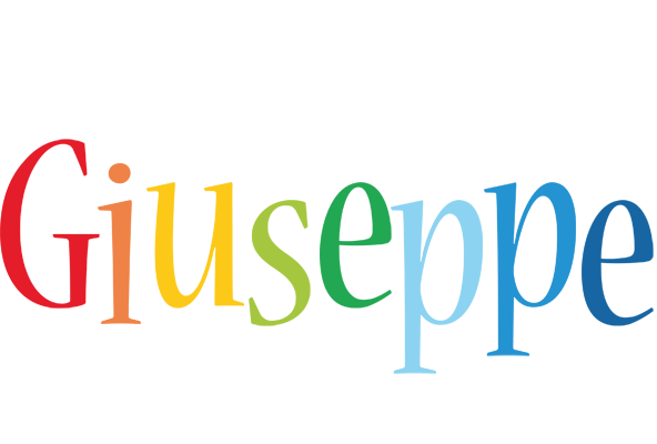 Giuseppe birthday logo