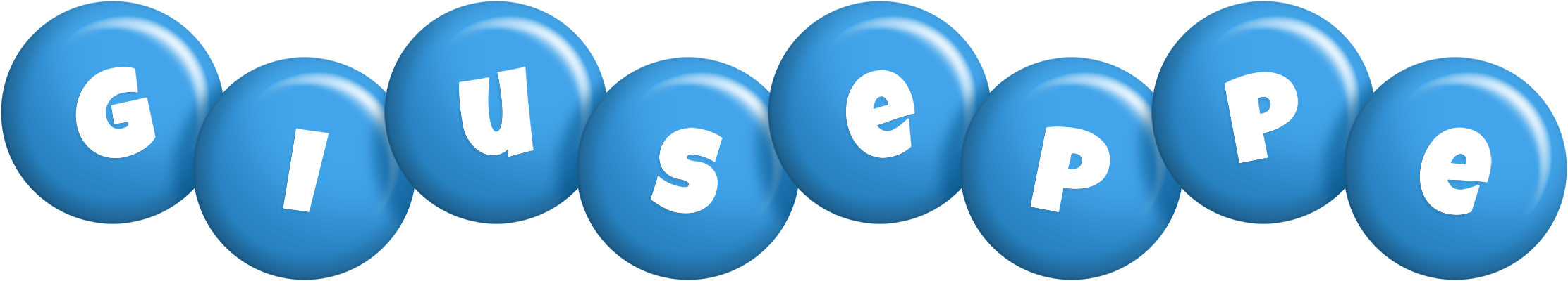 Giuseppe candy-blue logo