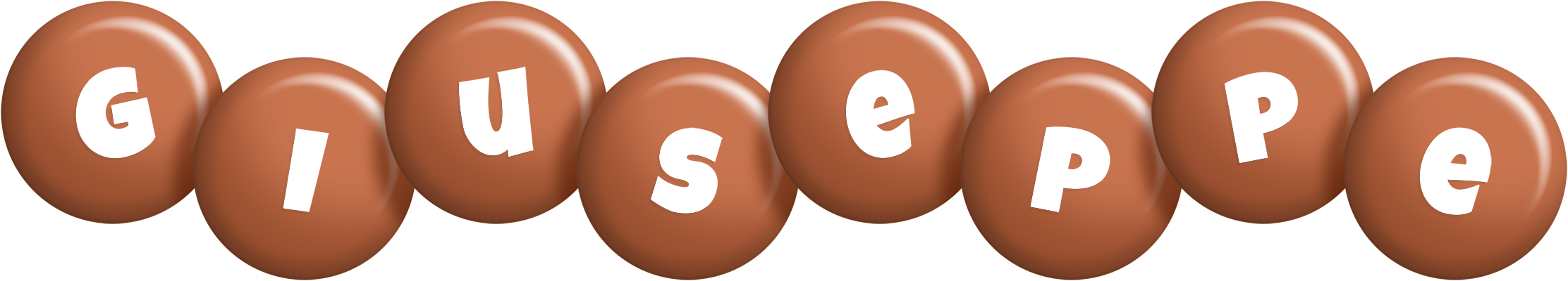 Giuseppe candy-brown logo