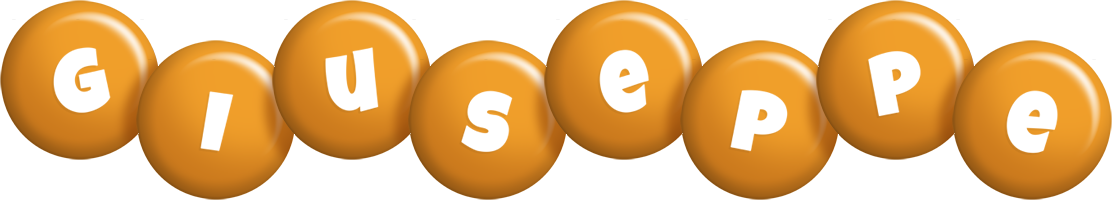 Giuseppe candy-orange logo