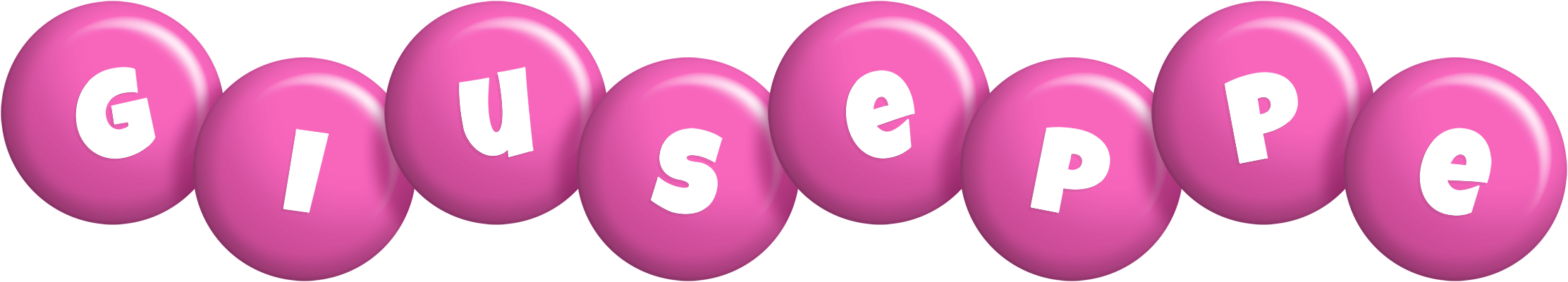 Giuseppe candy-pink logo