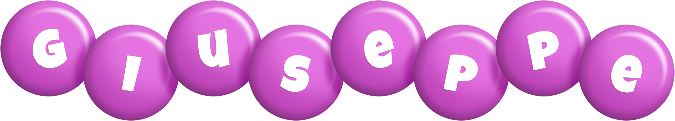 Giuseppe candy-purple logo