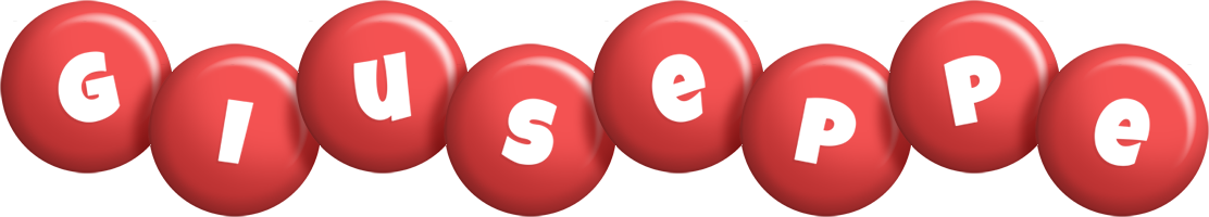 Giuseppe candy-red logo