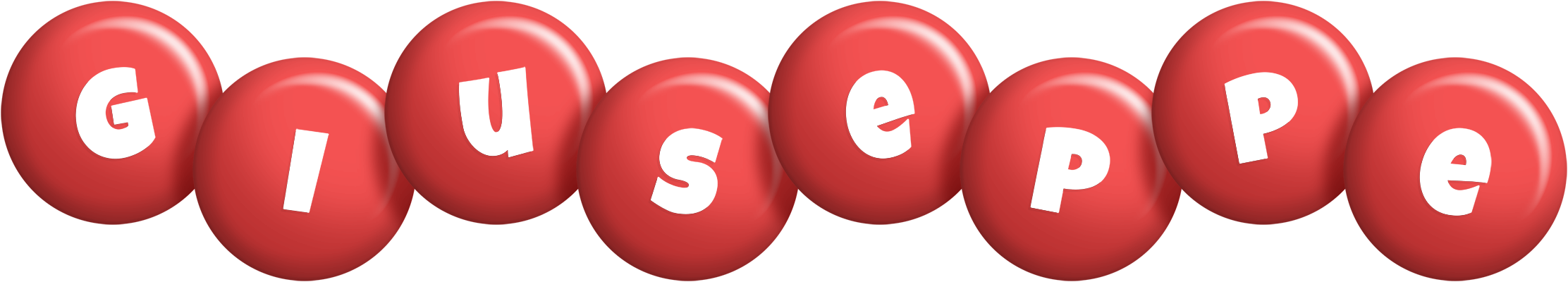 Giuseppe candy-red logo