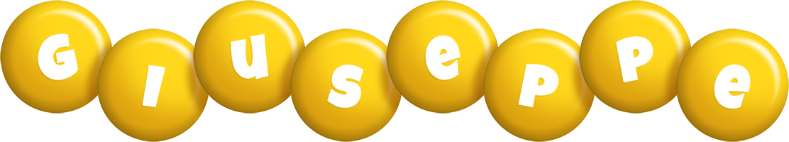 Giuseppe candy-yellow logo
