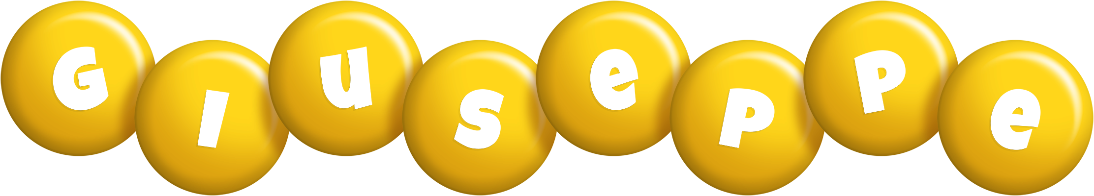 Giuseppe candy-yellow logo