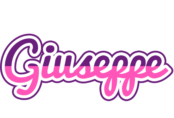 Giuseppe cheerful logo