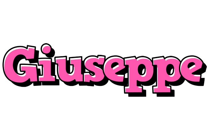 Giuseppe girlish logo
