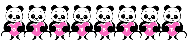Giuseppe love-panda logo