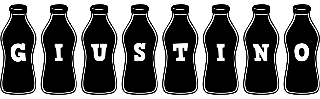 Giustino bottle logo