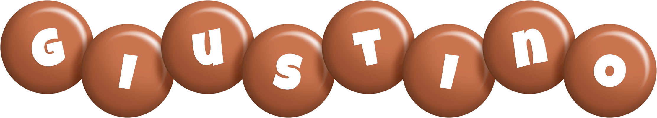 Giustino candy-brown logo