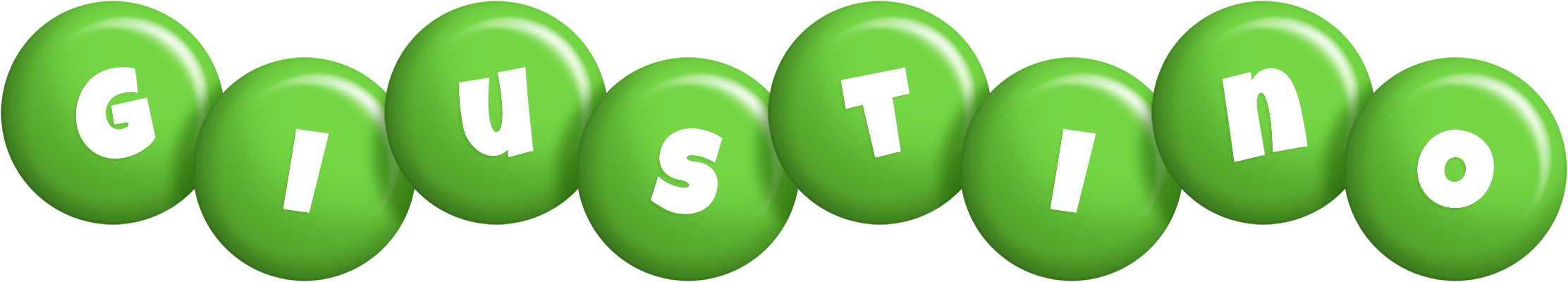 Giustino candy-green logo