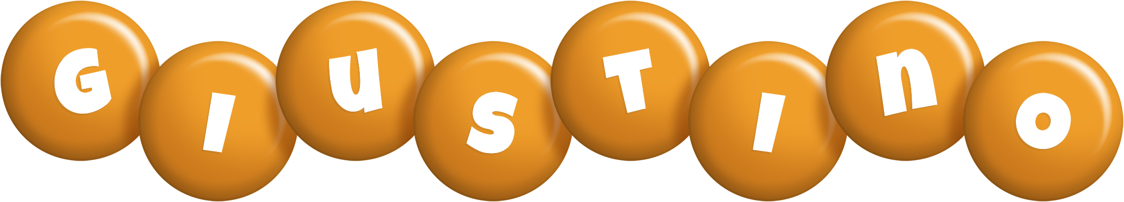 Giustino candy-orange logo