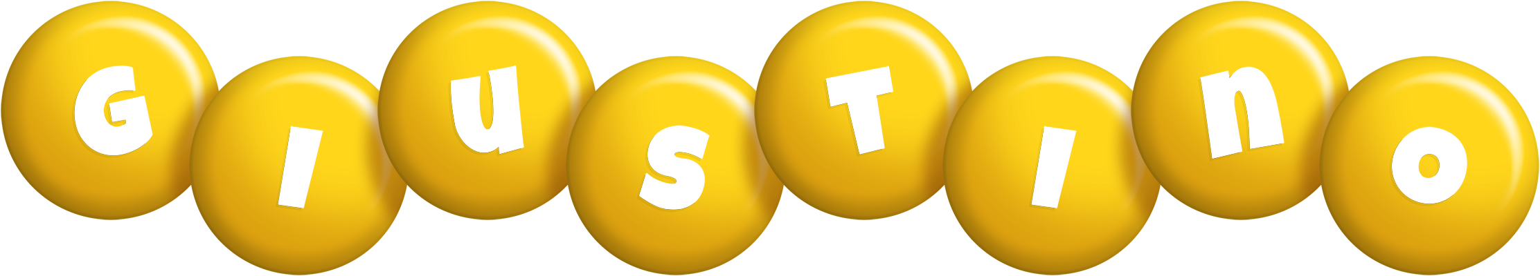 Giustino candy-yellow logo