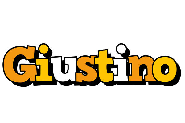 Giustino cartoon logo