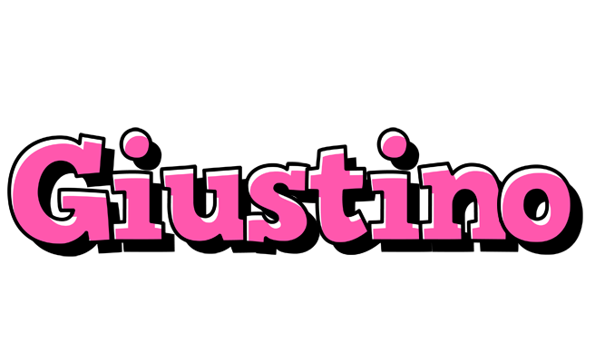 Giustino girlish logo