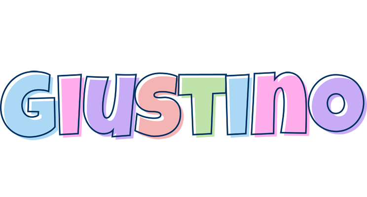 Giustino pastel logo
