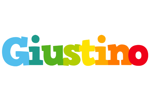 Giustino rainbows logo