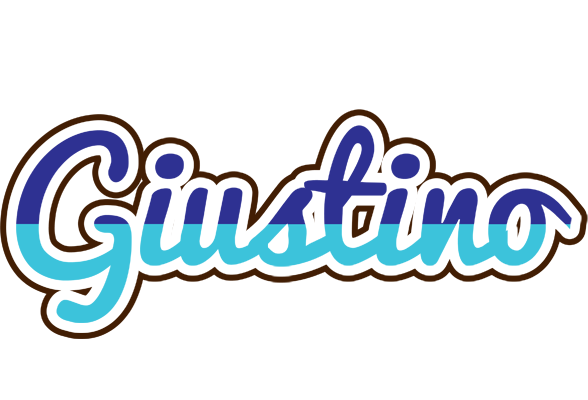 Giustino raining logo