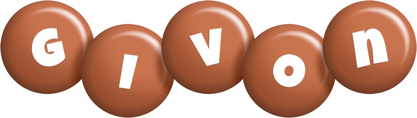 Givon candy-brown logo