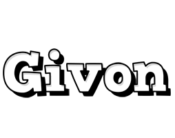 Givon snowing logo