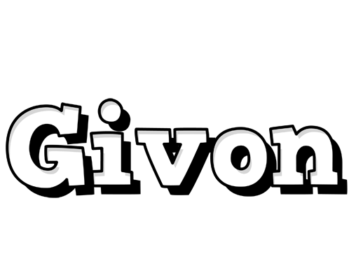 Givon snowing logo