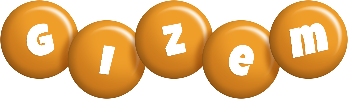 Gizem candy-orange logo
