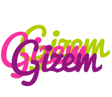 Gizem flowers logo