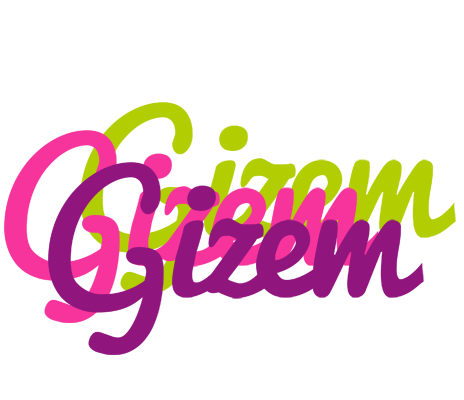 Gizem flowers logo