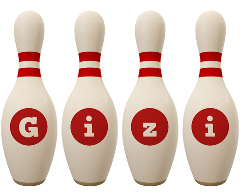 Gizi bowling-pin logo