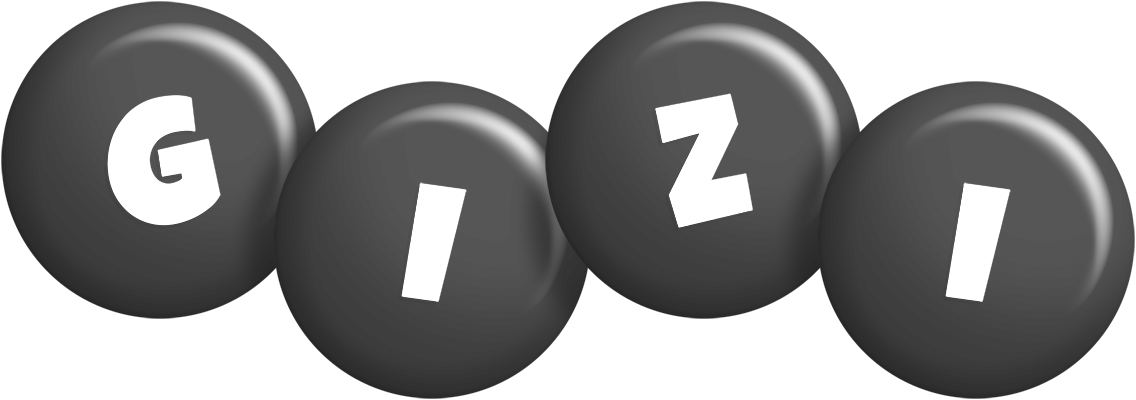 Gizi candy-black logo