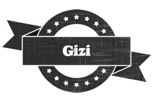 Gizi grunge logo