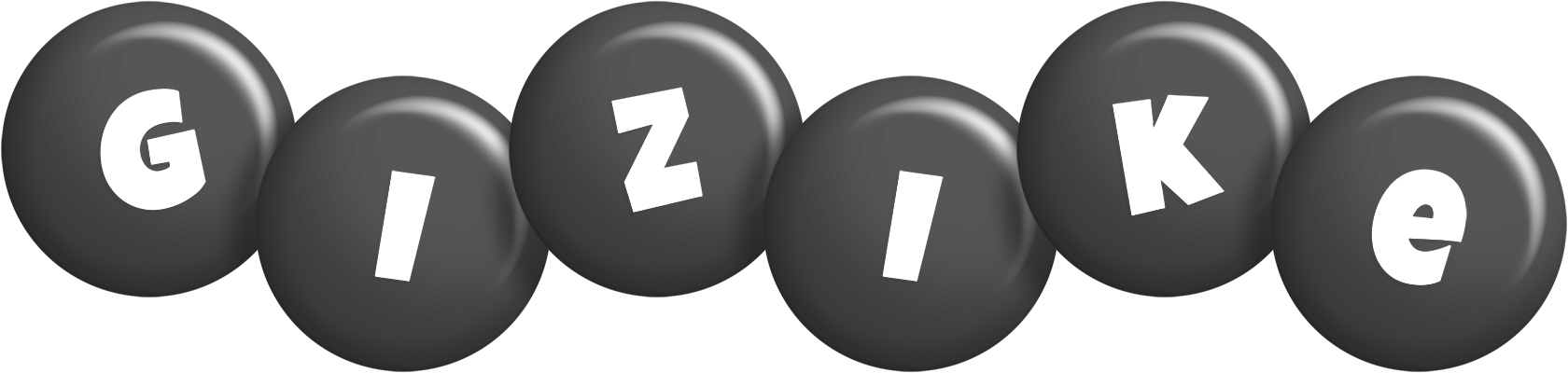 Gizike candy-black logo