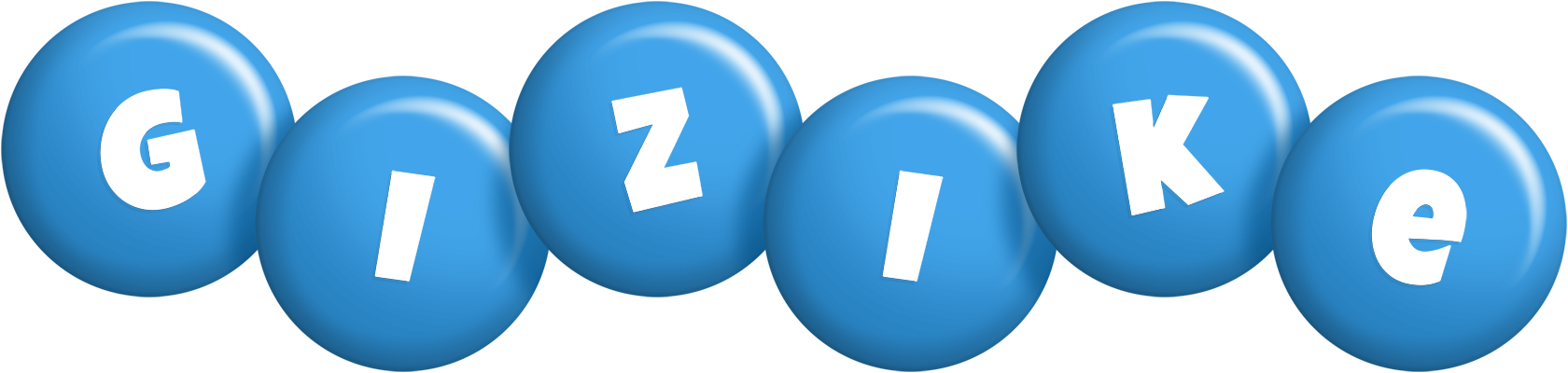 Gizike candy-blue logo