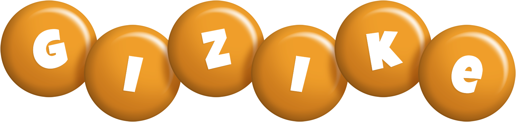 Gizike candy-orange logo