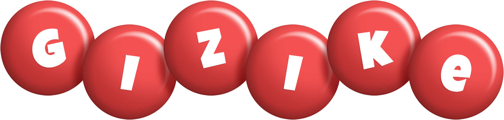 Gizike candy-red logo