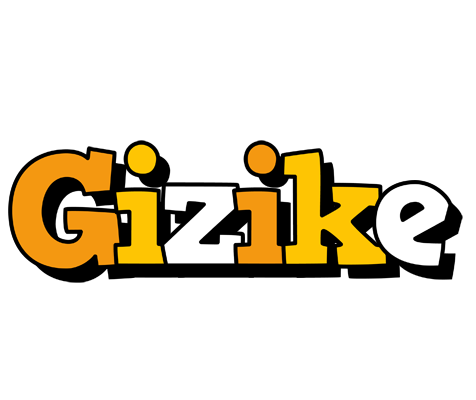 Gizike cartoon logo