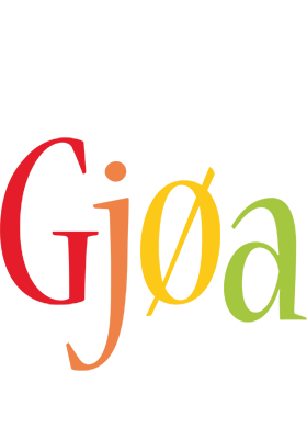 Gjøa birthday logo