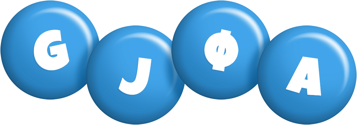 Gjøa candy-blue logo
