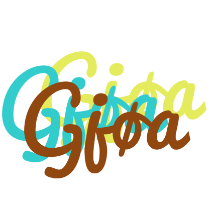 Gjøa cupcake logo