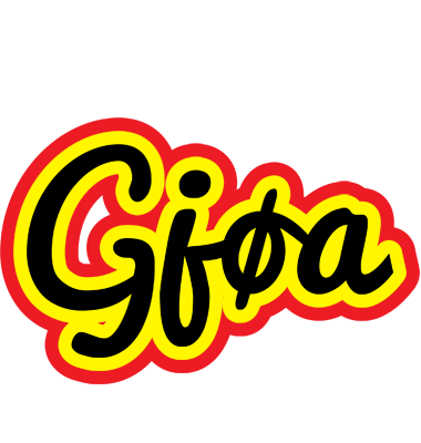 Gjøa flaming logo