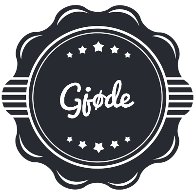 Gjøde badge logo
