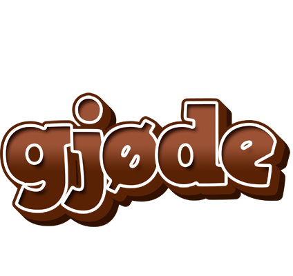 Gjøde brownie logo