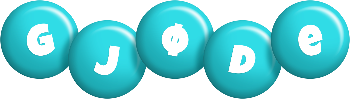 Gjøde candy-azur logo