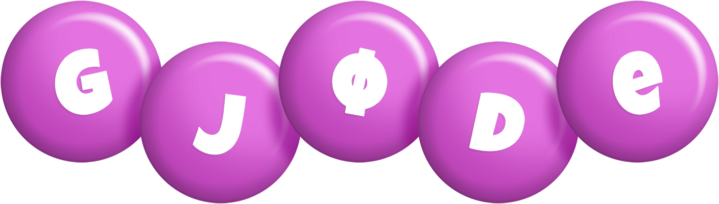 Gjøde candy-purple logo