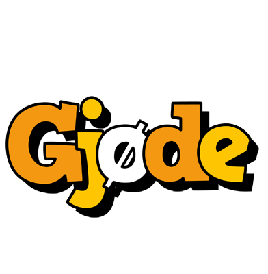 Gjøde cartoon logo
