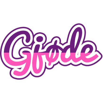 Gjøde cheerful logo