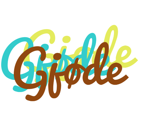 Gjøde cupcake logo