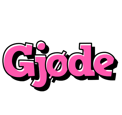 Gjøde girlish logo